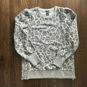 Gap Maternity cheetah sweatshirt